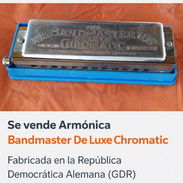 Armónica Bandmaster De Luxe Chromatic. Hecha en Alemania - Img 57650395