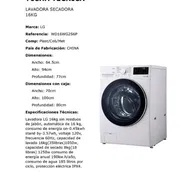 Lavadora de secado al vapor LG - Img 55750480