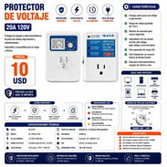 PROTECTOR DE VOLTAJE 20A 120V/ ML-VP20A-120V MILEXUS - Img 57026538
