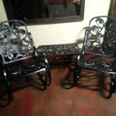 SILLONES PARA EXTERIOR ESTILO MARIPOSA ESTAMPADOS EN BLANCO O NEGRO - 2/2