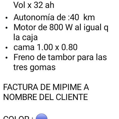 Triciclo electrico chiquito - Img 120571447