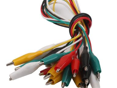 Tengo Cocodrilo Cable Alambre Clips de Dos Extremos Pinzas para Prueba con el voltímetro o multimetro 53828661 - Img 60705583
