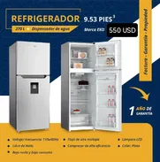 🚧🚨🚨🚨  REFRIGERADOR 9.53 PIES³ / 270L + DISPENSADOR DE AGUA MARCA EKO 1 AÑO DE GARANTÍA 🚨🚨🚨🚧 - Img 50173673