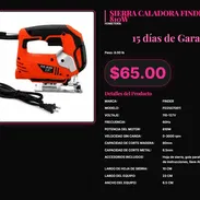 Finder caladora 810W 23cm larga y potente, Caladora Finder 810W con guía paralela ajustable . - Img 57354521