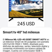Smart TV milexus 40 pulgadas - Img 57576215