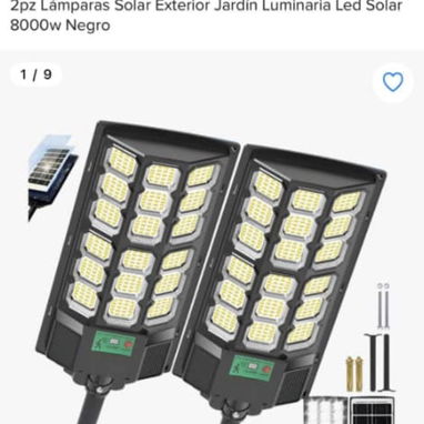 Lámparas solares de 8000w - Img 121115941