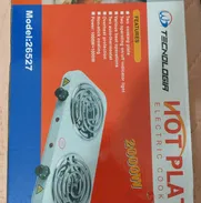 Vendo hornilla doble (cocina) eléctrica  110v 1000W x2 con control de temperatura - Img 47664629