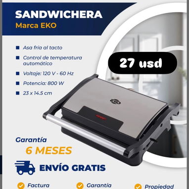 Sandwichera nuevas con garantía y domicilio incluido - 2/2