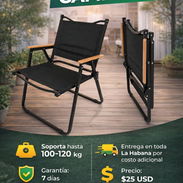 SILLA PLEGABLE PORTÁTIL TIPO CAMPING - Img 55987557