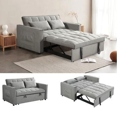 Sofá terciopelada convertible Chaise - Img 125336564