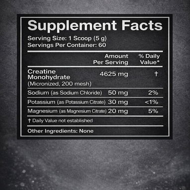 CREATINA MONOHIDRATADA + ELECTROLYTES DIAMONDHIDE (ELEFANS FITNESS) 300gr-60serv - Img 117284175