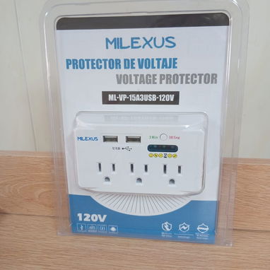 ⚡ PROTECTOR 3 EN 1 ⚡ PORTECTOR DE VOLTAJE MILEXUS 110V - 15A. MENSAJERÍA CON FACTURA Y GARANTÍA. TLF 54833699 - Img 110825522