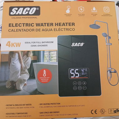 Calentador eléctrico instantáneo com todo. Listo pa montar - Img 123363534