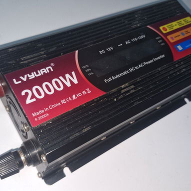 Inversor 12v a 110v (2000w pico 800w continua) - 2/2
