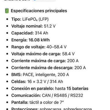 Batería eco-worthy de 16kw - 2/2