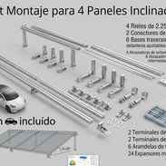 *Kit Montaje para 4 Paneles Inclinado* - Img 56406939