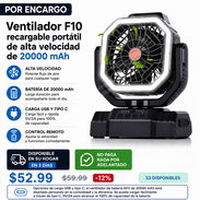 Ventiladores recargables F10 - Img 56431680