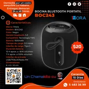 🔈 TU MÚSICA PORTABLE 🔈 BOCINA BLUETOOTH 1HORA BOC243. FACTURA Y GARANTÍA. TL 54833699 - Img 53462916