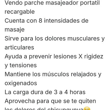 Masajeador recargable - Img 123630687