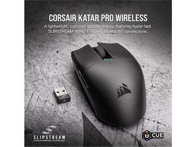 0km✅ Mouse Corsair Katar Pro Wireless 📦 Inalámbrico, RGB ☎️56092006 - Img 65184812