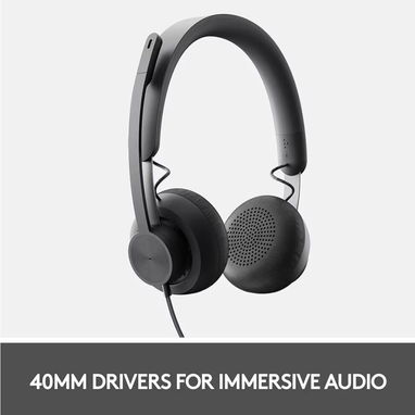 Logitech Zone Wired – Audífonos con Cancelación de Ruido - 2/5