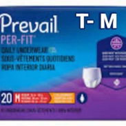 Culeros de adultos talla M tipo blumer de 20 unidades extra absorventes en 12 dólares - Img 56940595