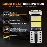 Bombillo LED cola de pescado socket ( T10 /W5W) de colores: blanco, azul, verde, rojo y naranja ambar. - Img 45880342