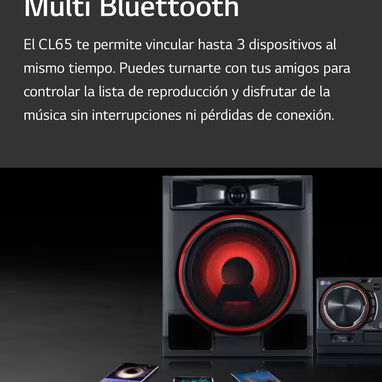 Equipo Profesional de Música LG XBOOM CL65. Nuevo en caja - Img 107820622