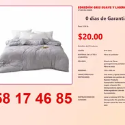 EDREDÓN GRIS SUAVE Y LIGERO - Img 54823080