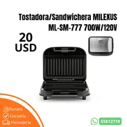 Tostadora/Sandwichera MILEXUS ML-SM-777 700W/120V - Img 55631235