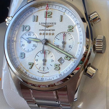 ⚠️ ¡ estreno ! ⚠️ joya suiza 🇨🇭 longines coleccion spirit & espíritu un cronógrafo automatico certificado cosc 🇨🇭 - Img 121061165