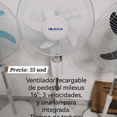 Ventilador recargable - Img 110796266