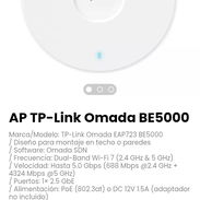 AP TP-Link Omada BE5000. Software: Omada SDN - Img 56683670