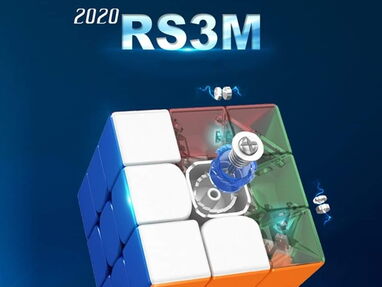 Cubo de Rubik para speed 3x3 MAGNETICO Moyu RS3M - cubo profesional - Img main-image