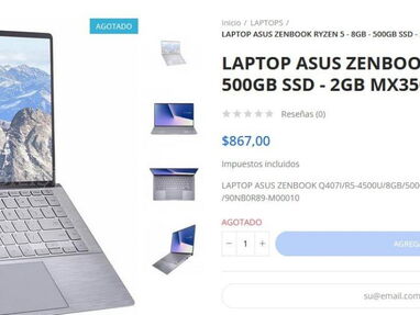 ⭐⭐Laptop ASUS ZenBook Q407I⭐⭐. New ☎️ 53544655🛵 Mensajería Gratis - Img 61394266