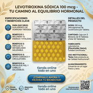 Levotiroxina sódica importada 25t - Img 56034582