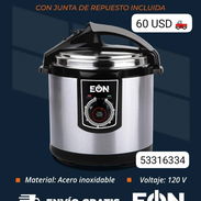 OLLA REINA C/blanco MARCA EÒN 6L Con Junta de Respuesto Incluída - Img 56324093