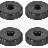 Kit de 4 patas plásticas negras para altavoces - Img 57473965
