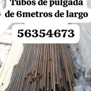Tubos de hierro 6 metro de largo - Img 54655097