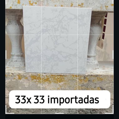 💥💥Losas , azulejos ceramika importada de la mejor calidad blanco coco , blanco haspido . Y antirresbalante . - 3/5