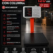 BALANZA DIGITAL DE PLATAFORMA INDUSTRIAL CON COLUMNA Nuevas en caja - Img 56426894