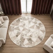 Alfombra Circular Decorativa – 180 cm - Img 55889933