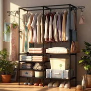 Organizador Closet de Metal para ropa y más - Img 57766434