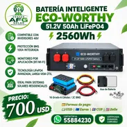 🤩🤩BATERÍA ECO-WORTHY LIFEPO4 51.2V 50AH. 700USD - Img 57482384