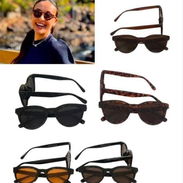 Gafas redondas en carmelita y negro - Img 57151730