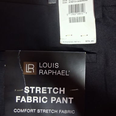 Pantalón negro de  gabardina  fino - 3/4