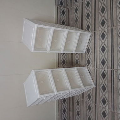 CAJONERA DE ZAPATOS PLEGABLE DOBLE . - 6/10