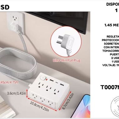 BATRIA RECARGABLE-REGLETAS-CARGADOR MOVIL-ENCENDEDORE REC-RELOJ DE PARED-PESA DIGITAL - 2/10