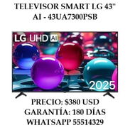 TELEVISOR SMART LG 43'' AI - 43UA7300PSB, ENTREGA DE FACTURA, VARIEDAD DE ELECTRODOMÉSTICOS, ETC - Img 55533045