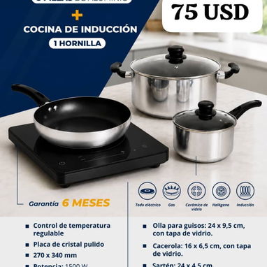 Cocina infrarroja,Cocinas de inducción - 2/3